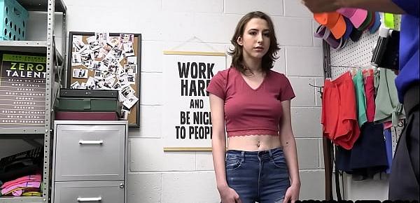  Amazing big tits teen Tristan Summers will do anything to pay her debt
